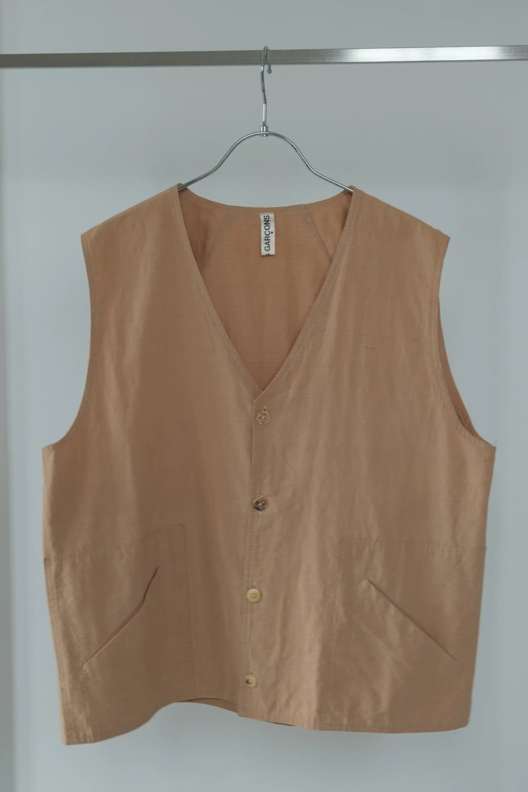 Early COMME des GARÇONS Double-Faced Cotton Vest / G-4 Tag